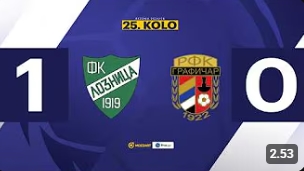 Лозница - Графичар 1:0 (1:0) - 25. коло