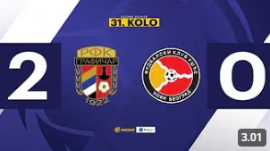Графичар - Ушће 2:0 (1:0) - 31. коло