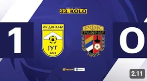Динамо Југ - Графичар 1:0 (1:0) - 33. коло