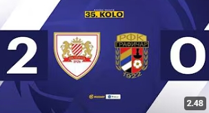 Борац 1926 - Графичар 2:0 (1:0) - 35. коло