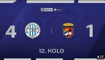 ТСЦ - Графичар 4:1 (2:1) - 12. коло