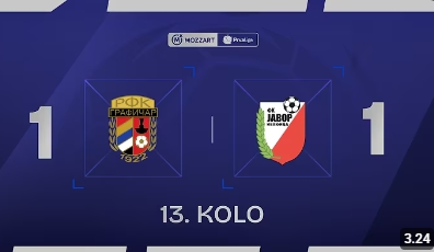 Графичар - Јавор 1:1 (1:0) - 13. коло