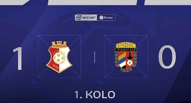 Напредак - Графичар 1:0 (0:0) - 1. коло