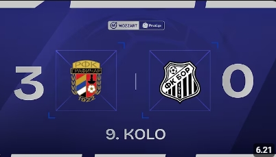 Графичар - Бор 1919  3:0 (1:0) - 9. коло